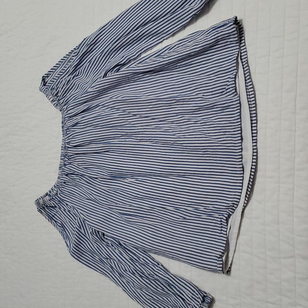 Childs abercrombie striped tee, size 9/10